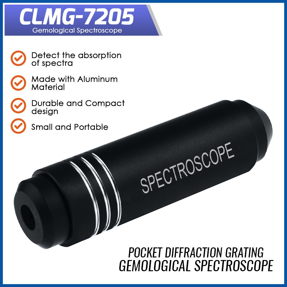 Spectroscope Handheld - Grille d'esspétroscope de Diffraction Durable, poche