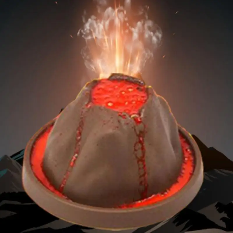 Volcano Kit Eruption - Kit d'expérimentation chimique, jouets d'exploration scientifique,