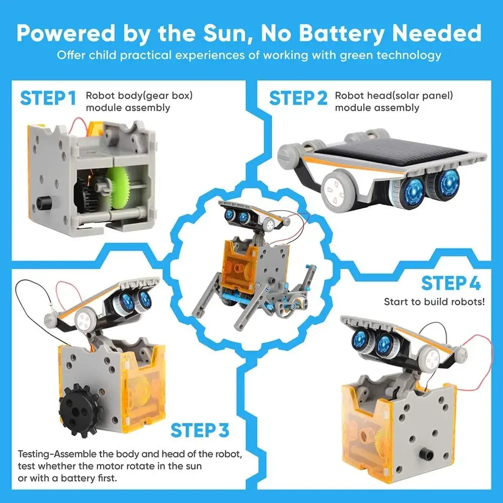 Robot solaire éducatif 13 en 1 - Science Project Robot avis et prix