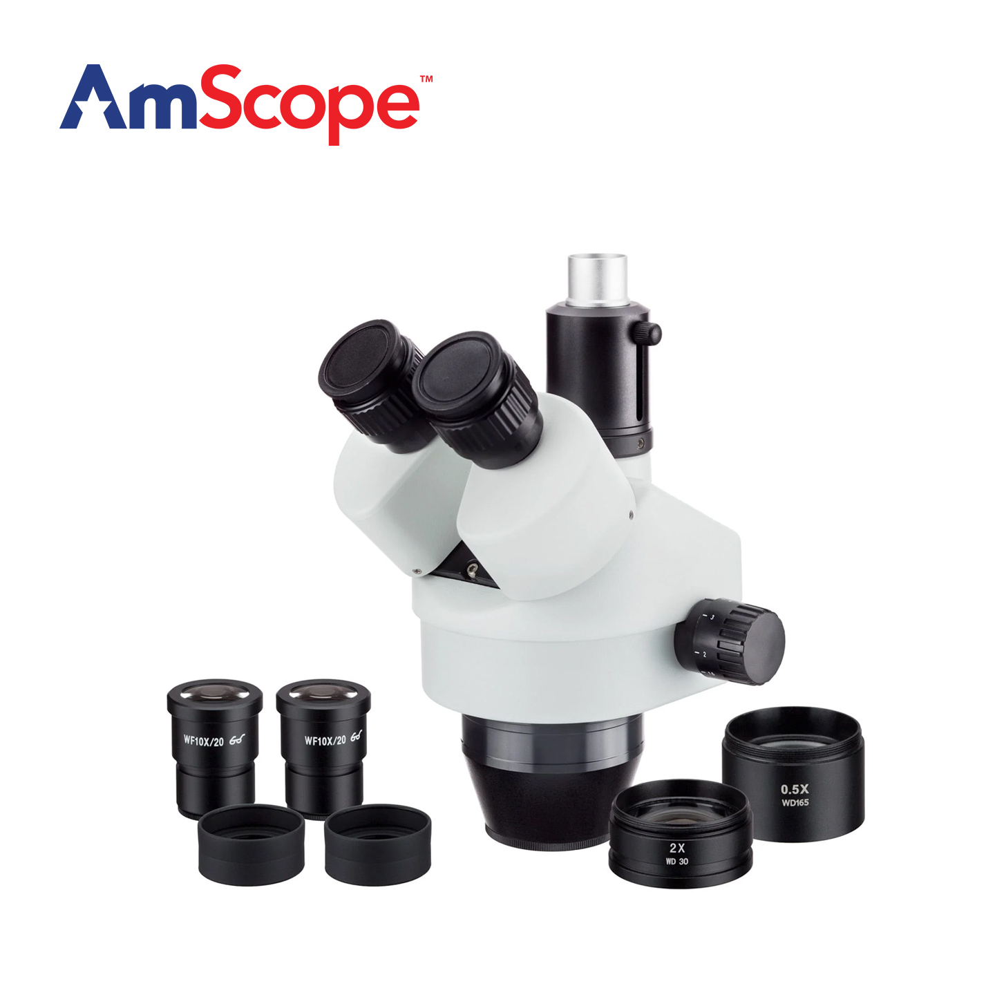 Tête de microscope stéréoscopi - Amscope Microscope Stereo 7X-45X avis et prix